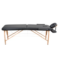 Массажный стол Atlas Sport складной 2-с деревянный 60 см (черный) Массажный стол Atlas Sport складной 2-с деревянный 60 см (черный)