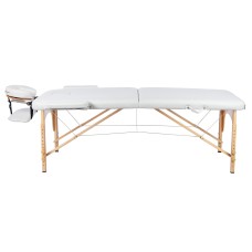 Массажный стол Atlas Sport складной 2-с деревянный 70 см (белый) Массажный стол Atlas Sport складной 2-с деревянный 70 см (белый)